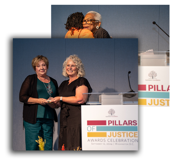 Pillars of Justice award graphic
